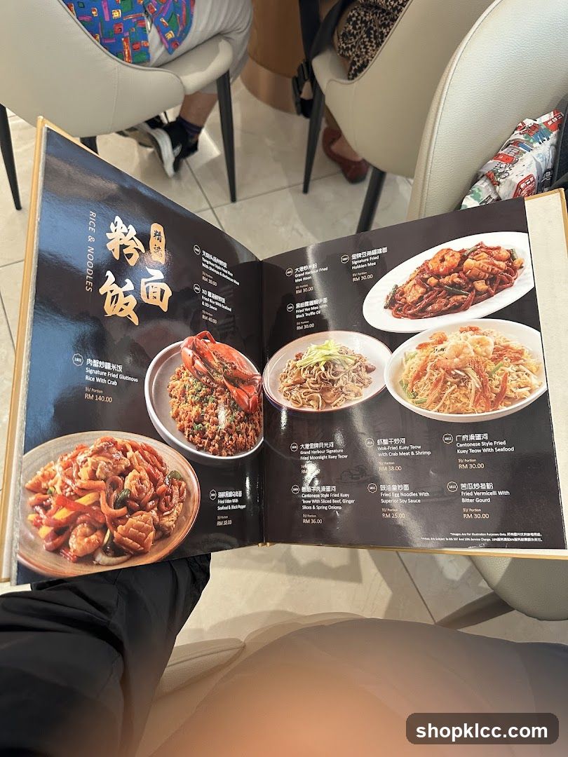Rice & Noodles Menu
