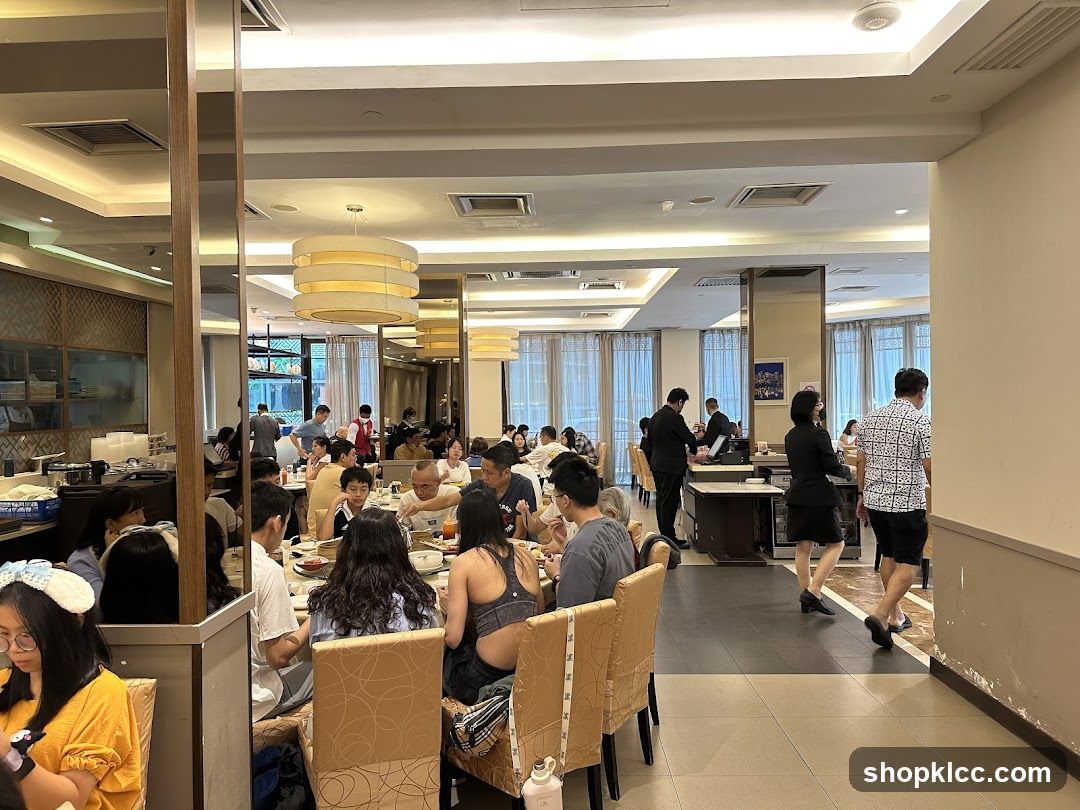 Busy Restaurant Dining Area