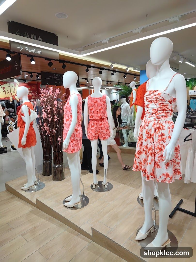 Mannequins in a clothing store