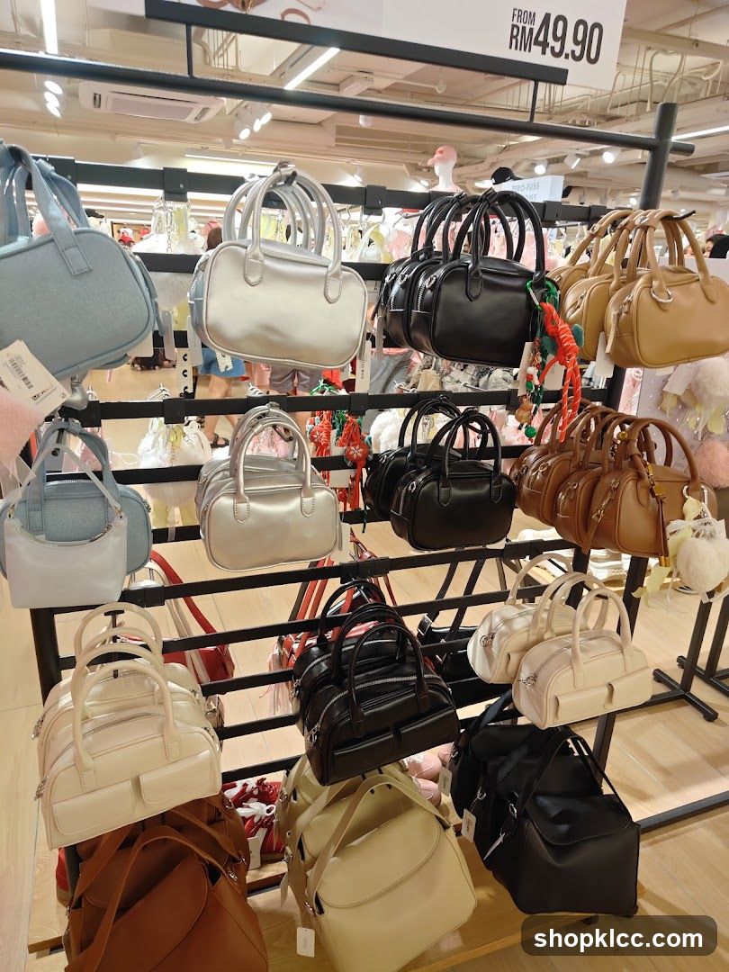Handbags on Display