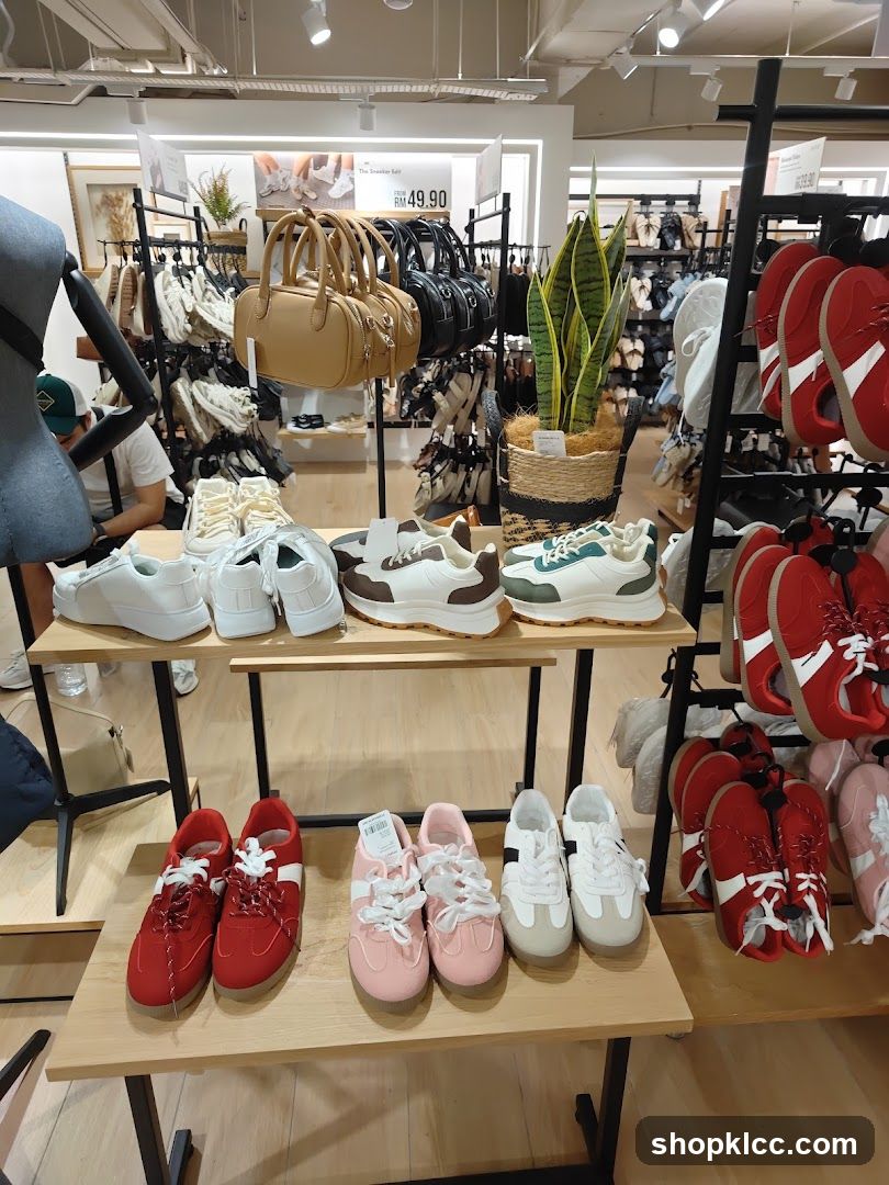 Shoe and Handbag Display