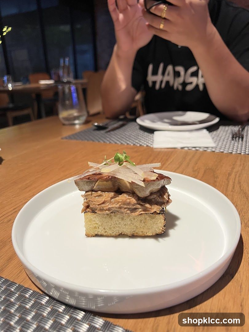 Gourmet Bite on a Plate