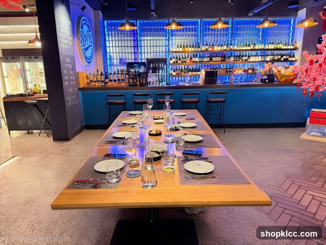 Restaurant Dining Area with Bar