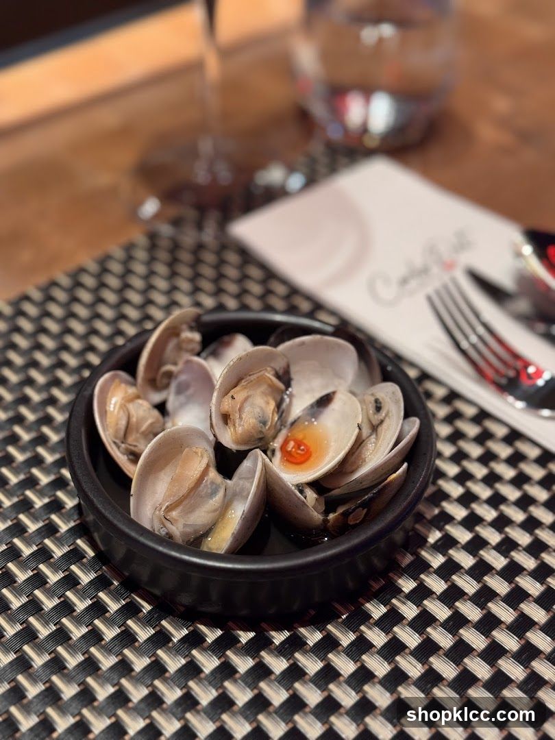 Steamed Clams Appetizer
