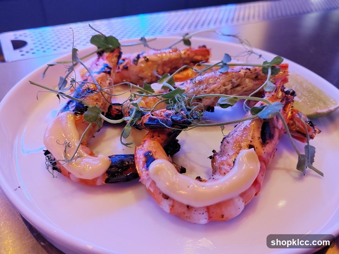 Grilled Shrimp with Sauce