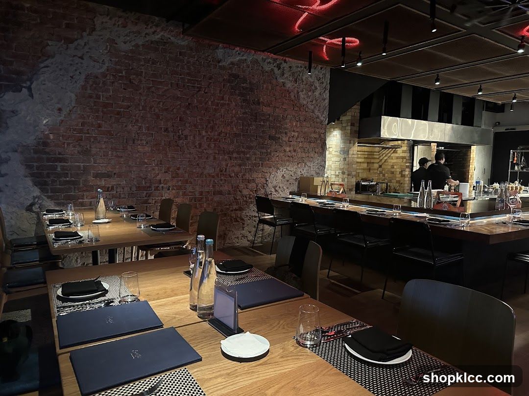 Restaurant Interior with Sushi Bar