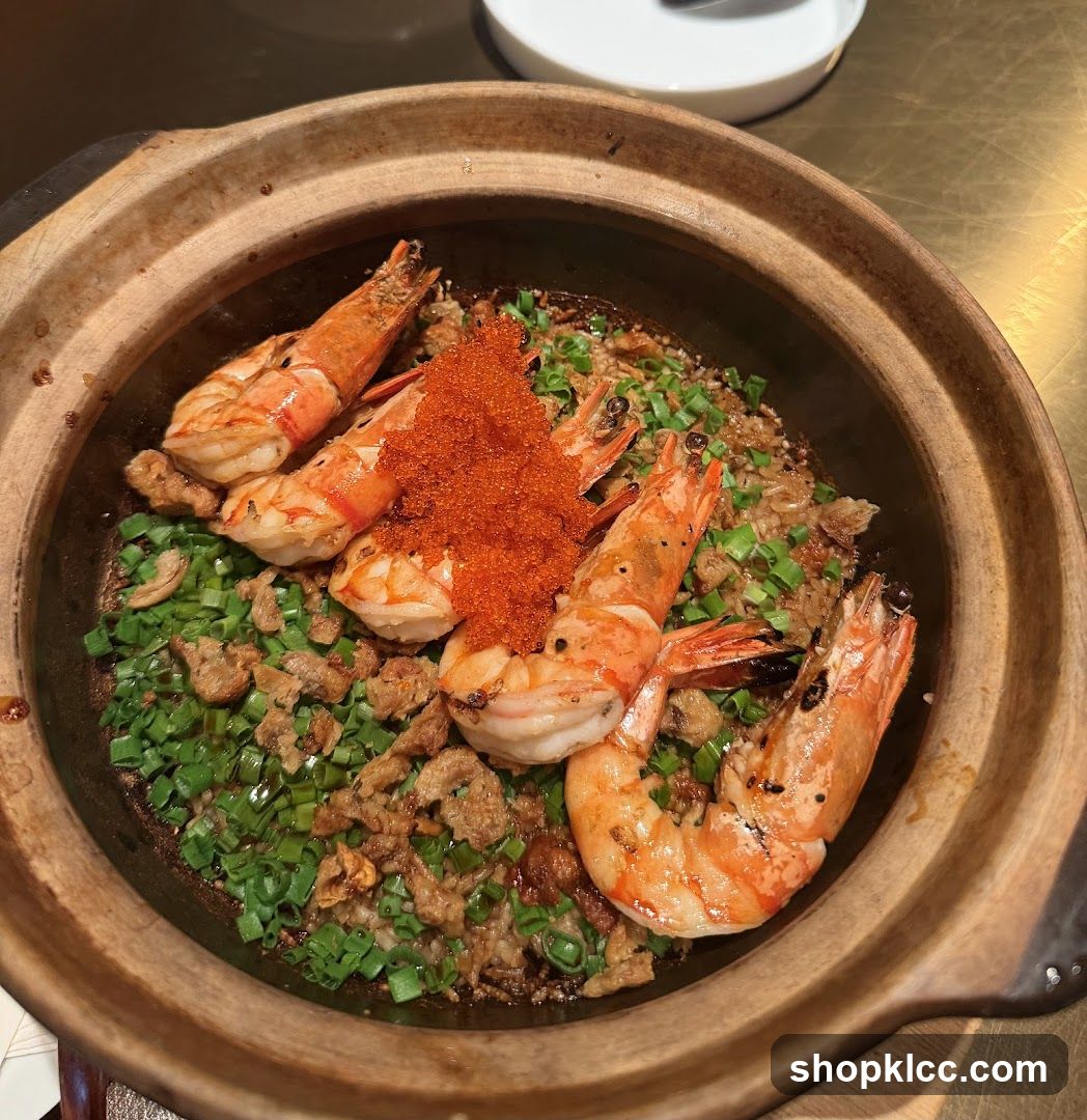 Claypot Prawns with Roe