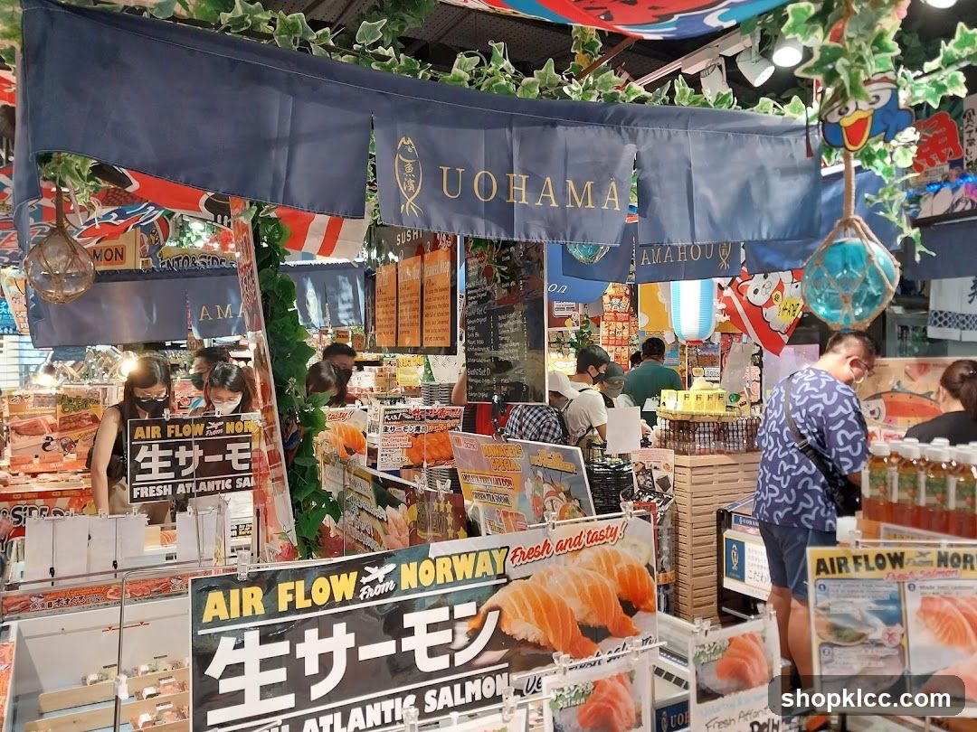 Sushi Stall with Salmon Promotions