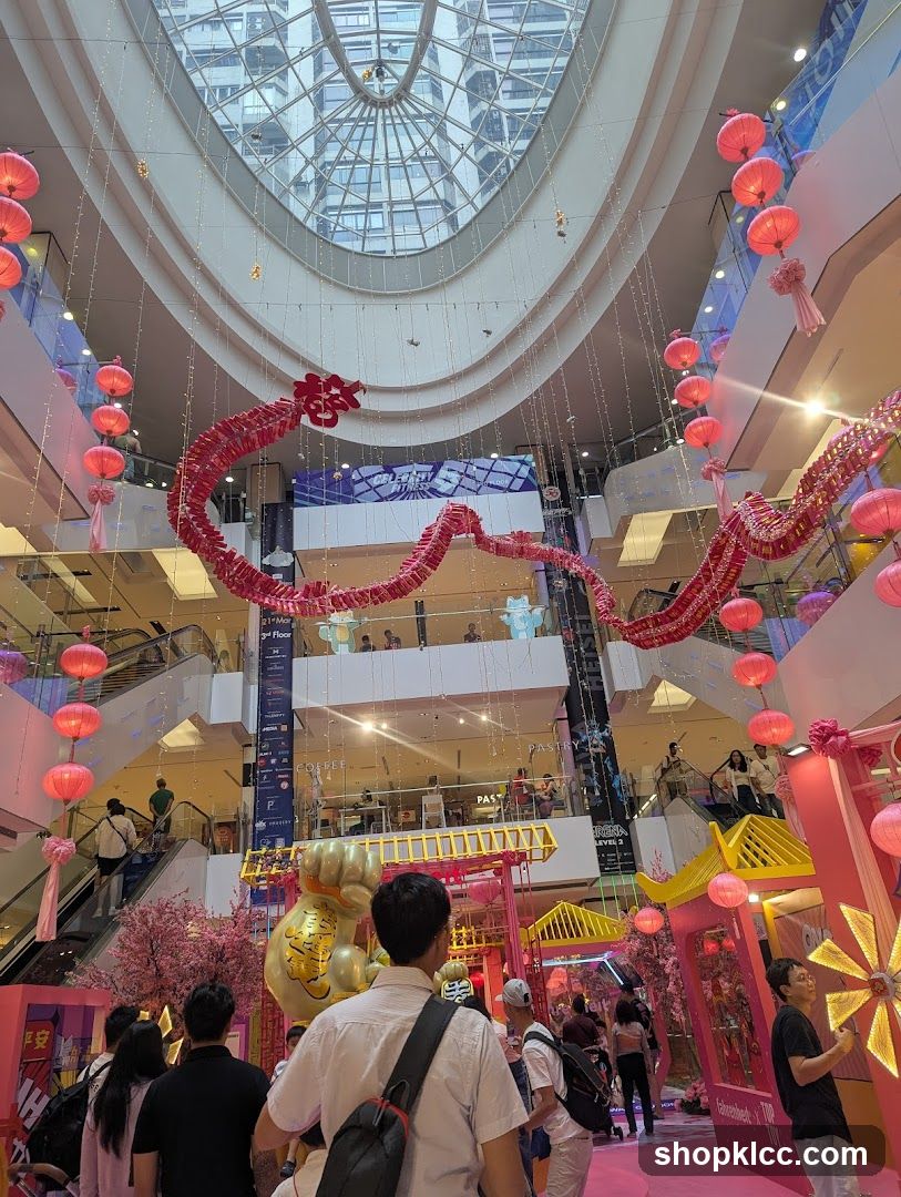 Mall Interior Decorated for Lunar New Year