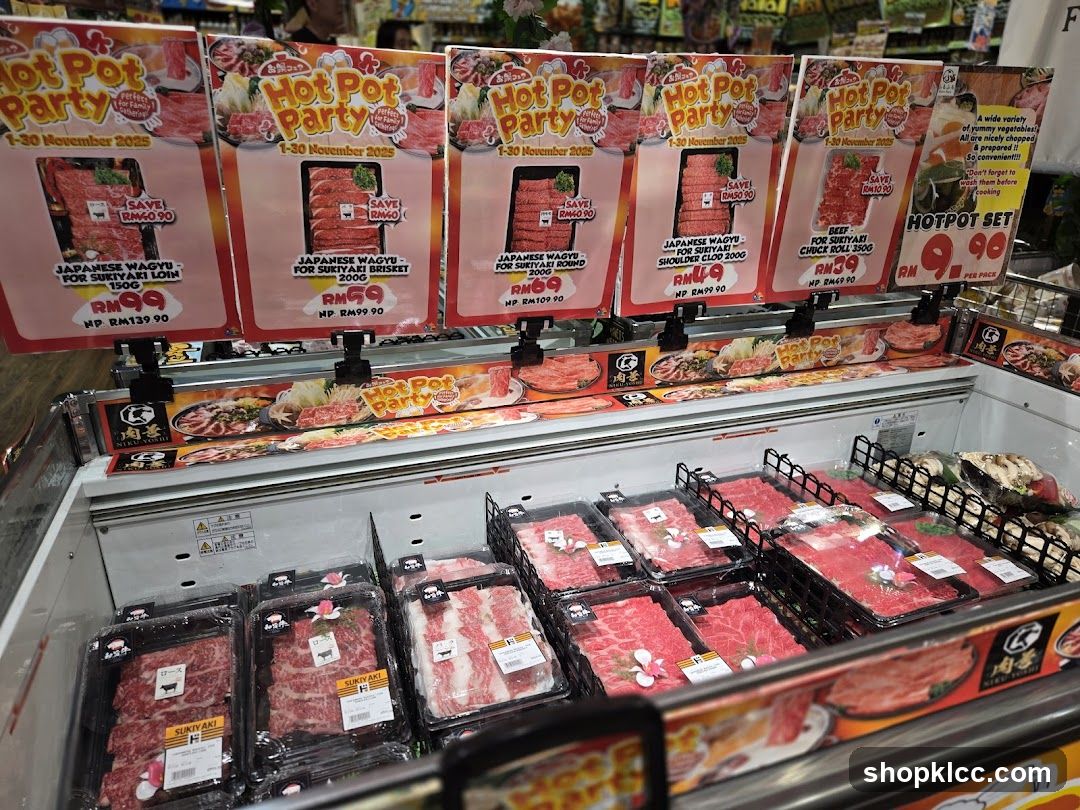 Hot Pot Party Meat Display