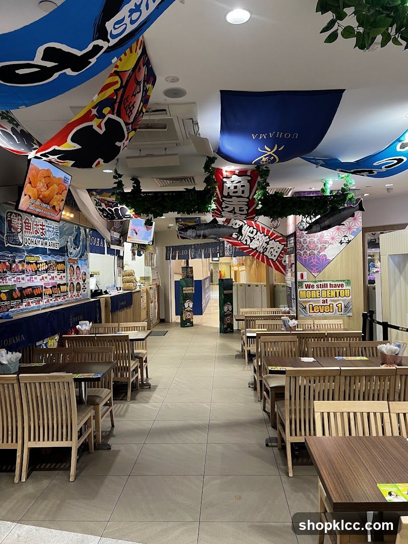 Japanese Market Restaurant Interior