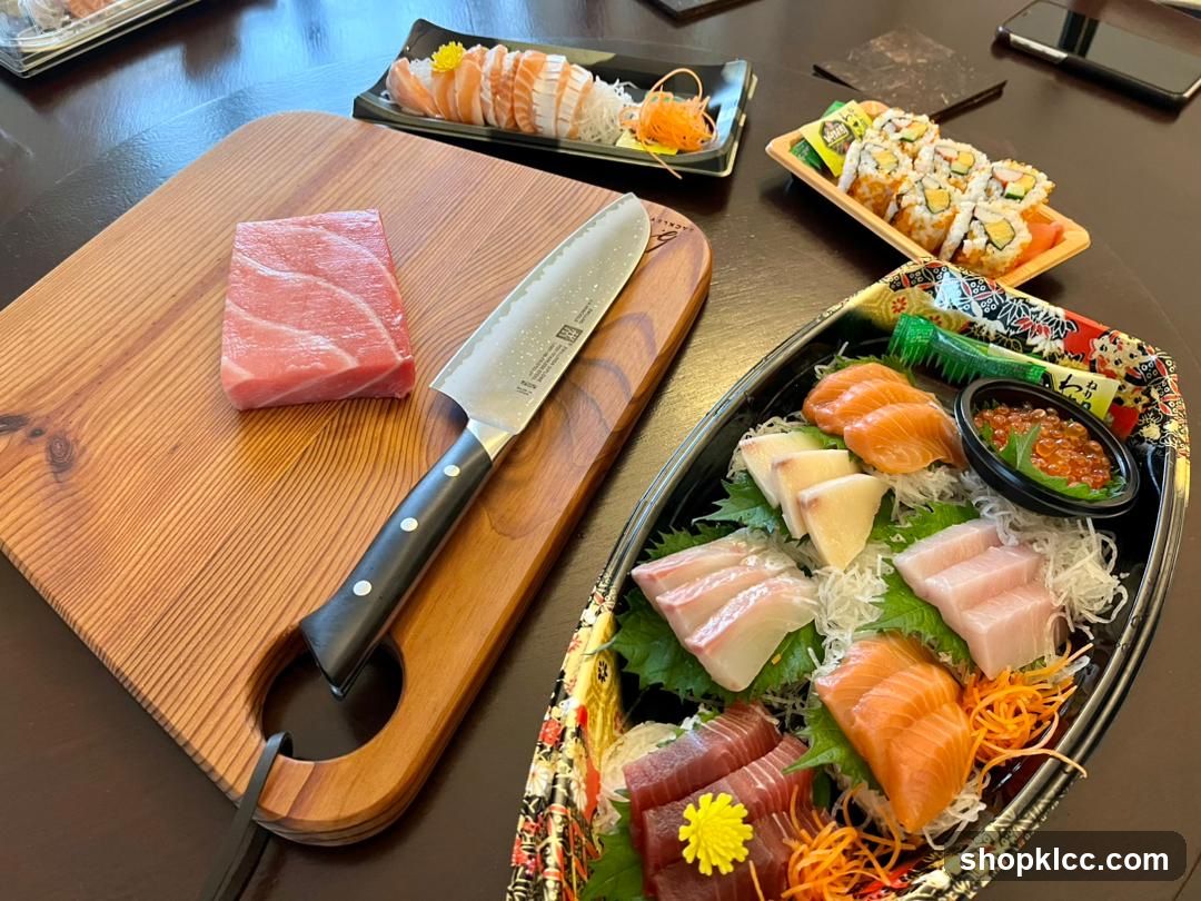 Sashimi and Sushi Platter