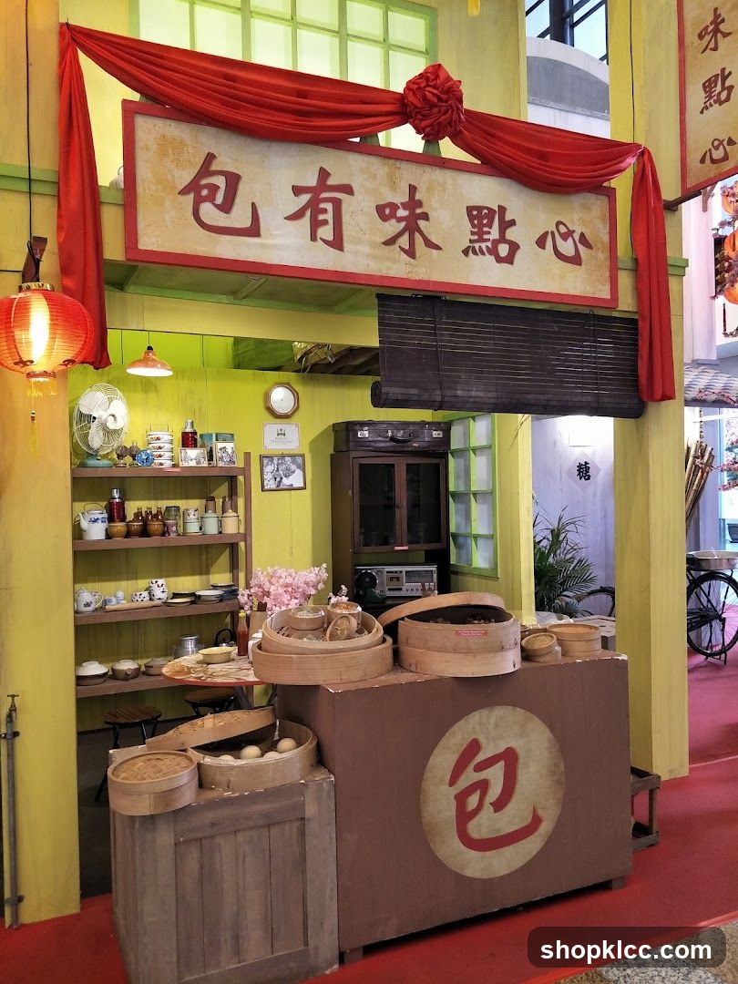 Dim Sum Stall Display