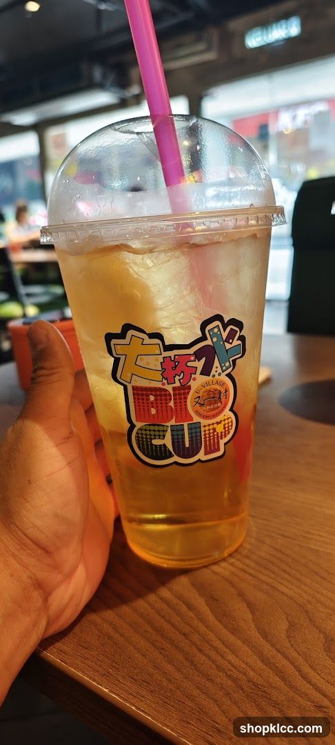 Beverage with Sticker