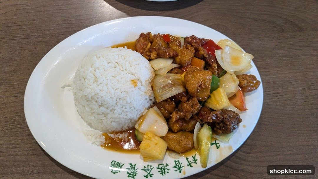 Sweet and Sour Pork with Rice