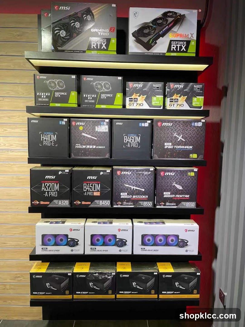 MSI Computer Components Display
