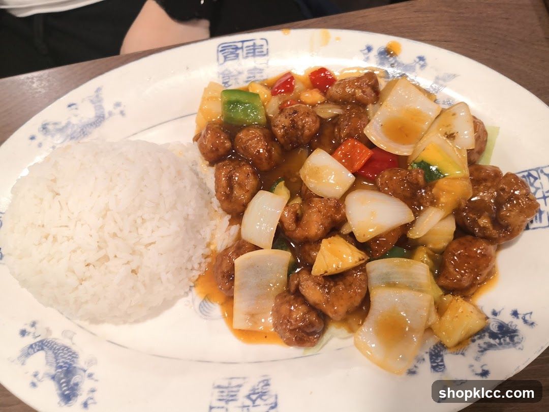 Sweet and Sour Pork with Rice