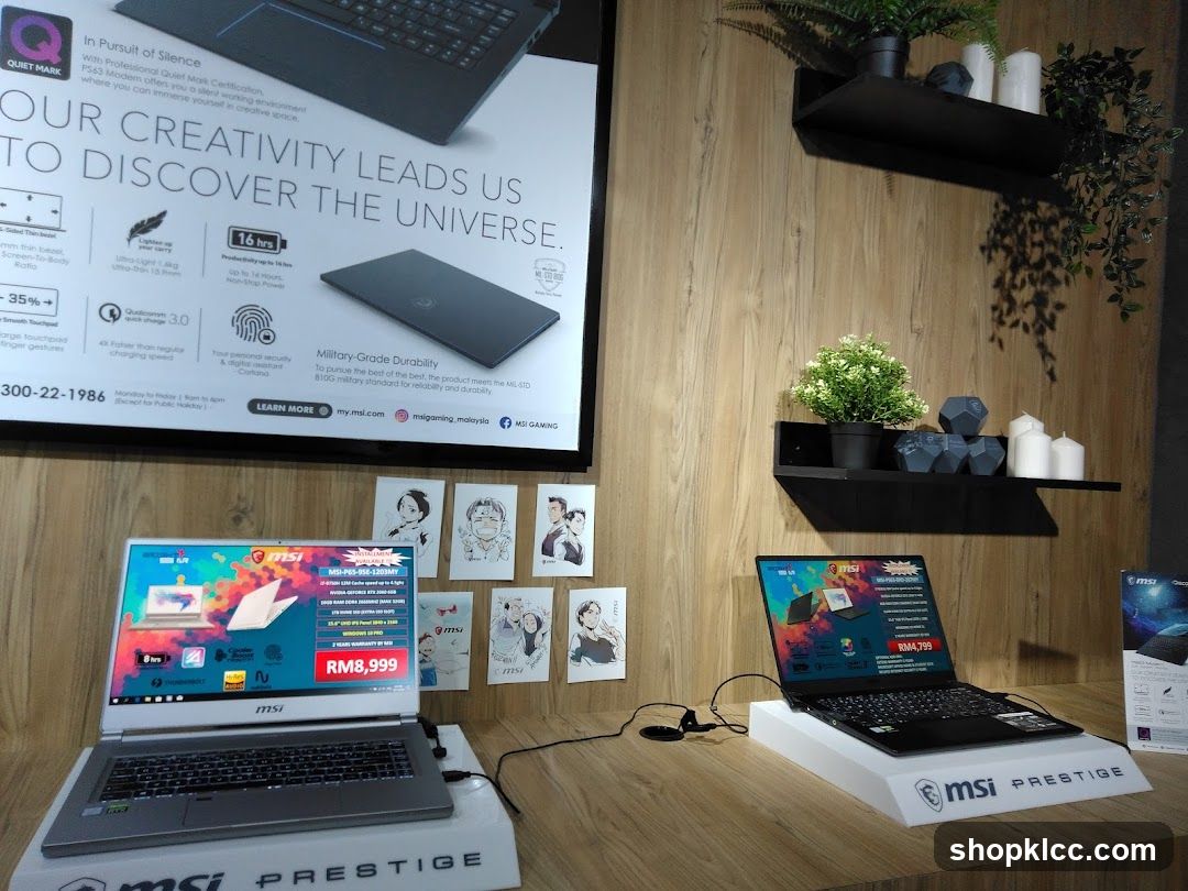MSI Laptops Display
