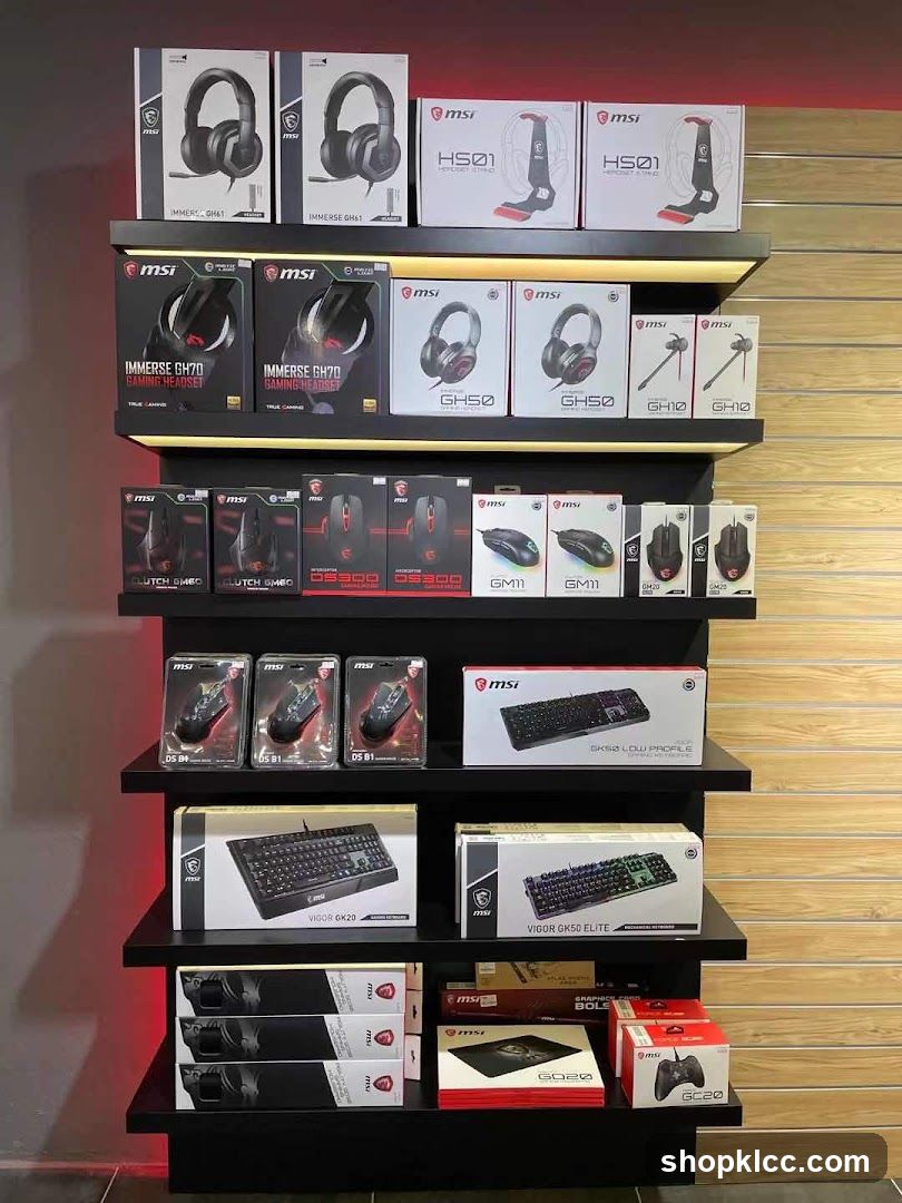 MSI Gaming Peripherals Display