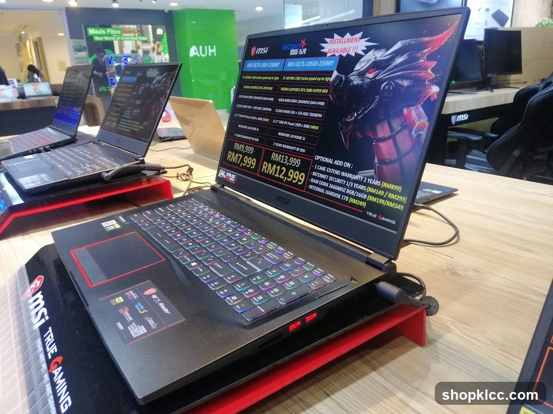 MSI Gaming Laptops