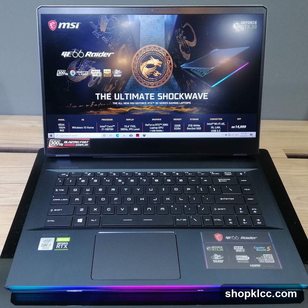 MSI GE66 Raider Gaming Laptop