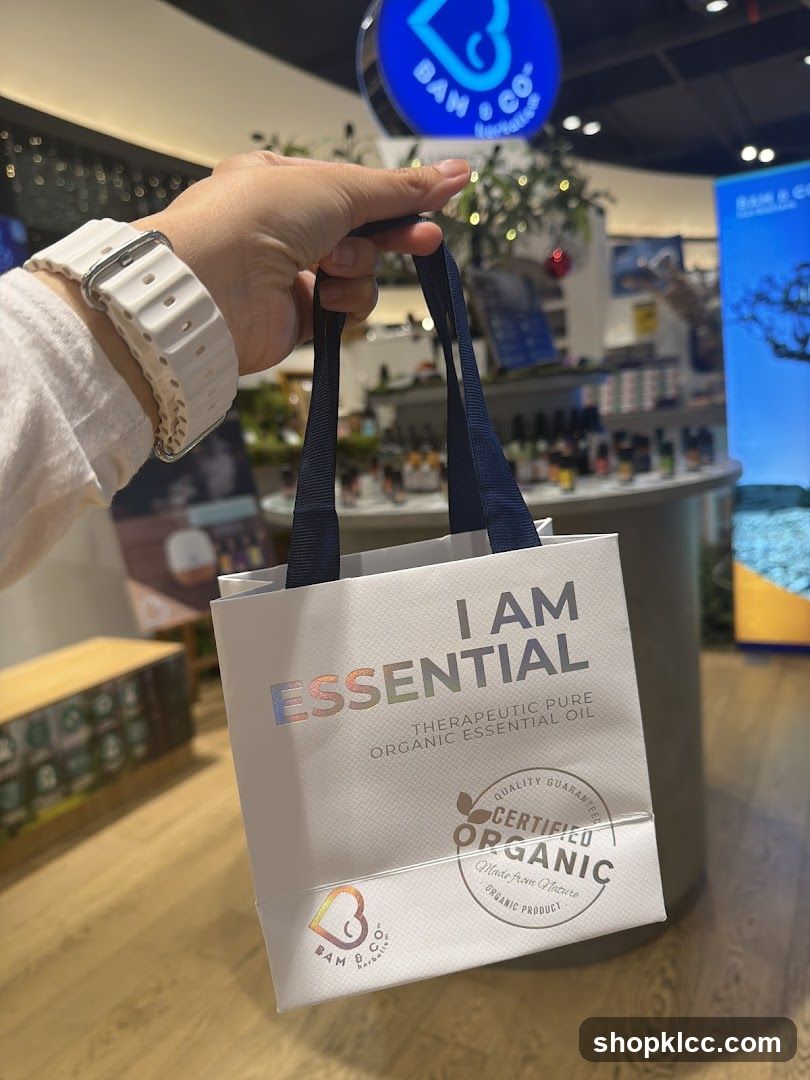 Shopping Bag with Essential Oil