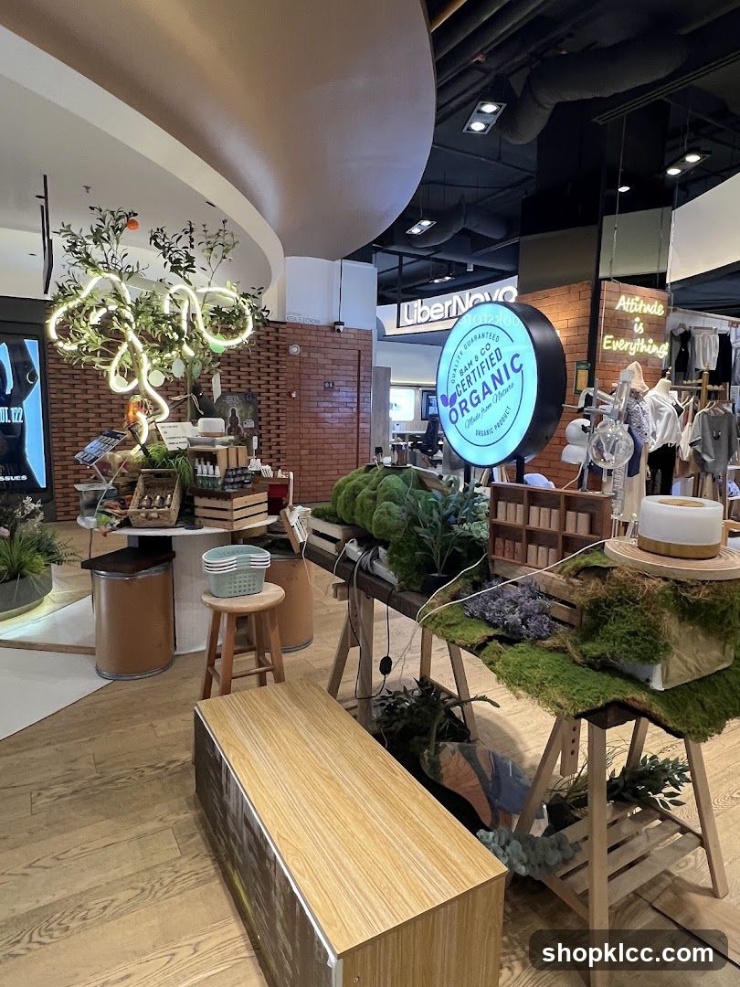Organic Products Display