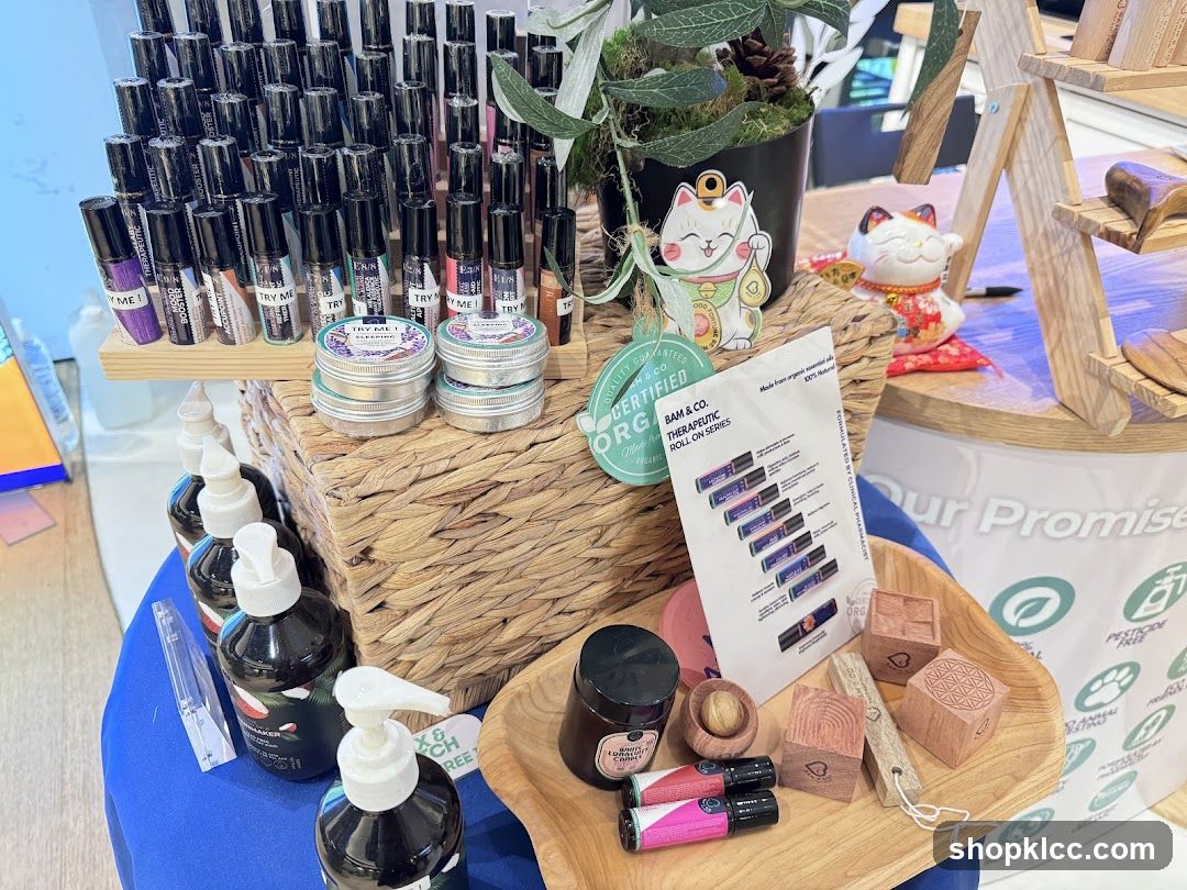 Assortment of therapeutic roll-on series products