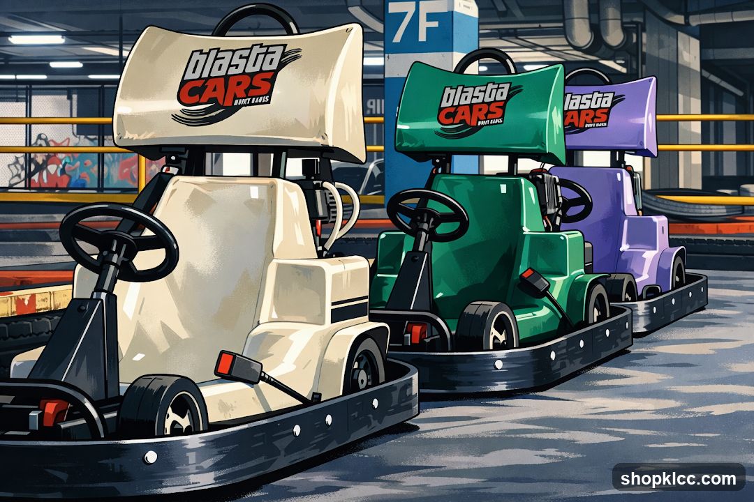 Go-Karts Lined Up