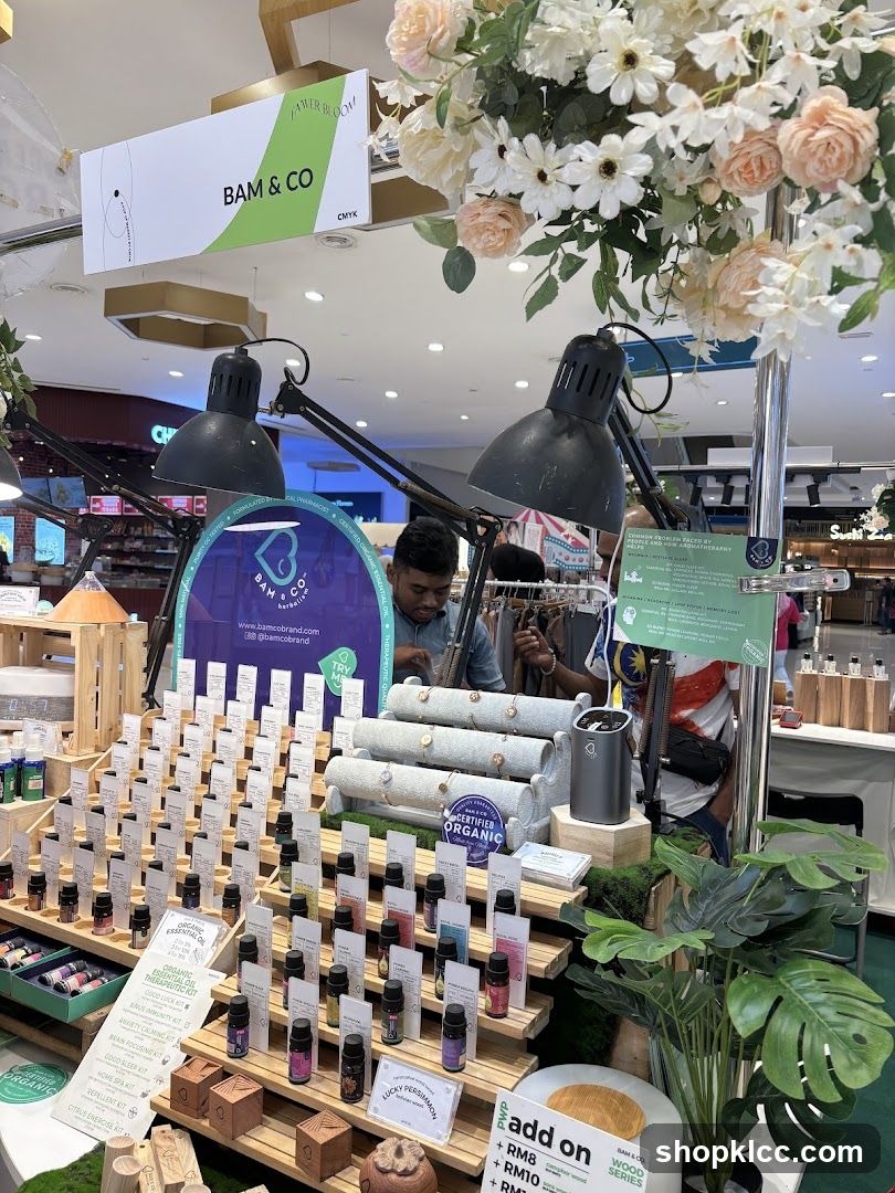BAM & CO Essential Oils Display