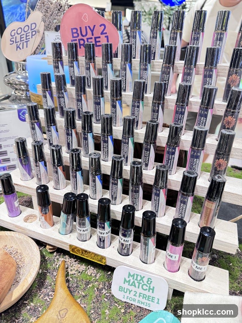 Essential Oil Roller Bottles Display