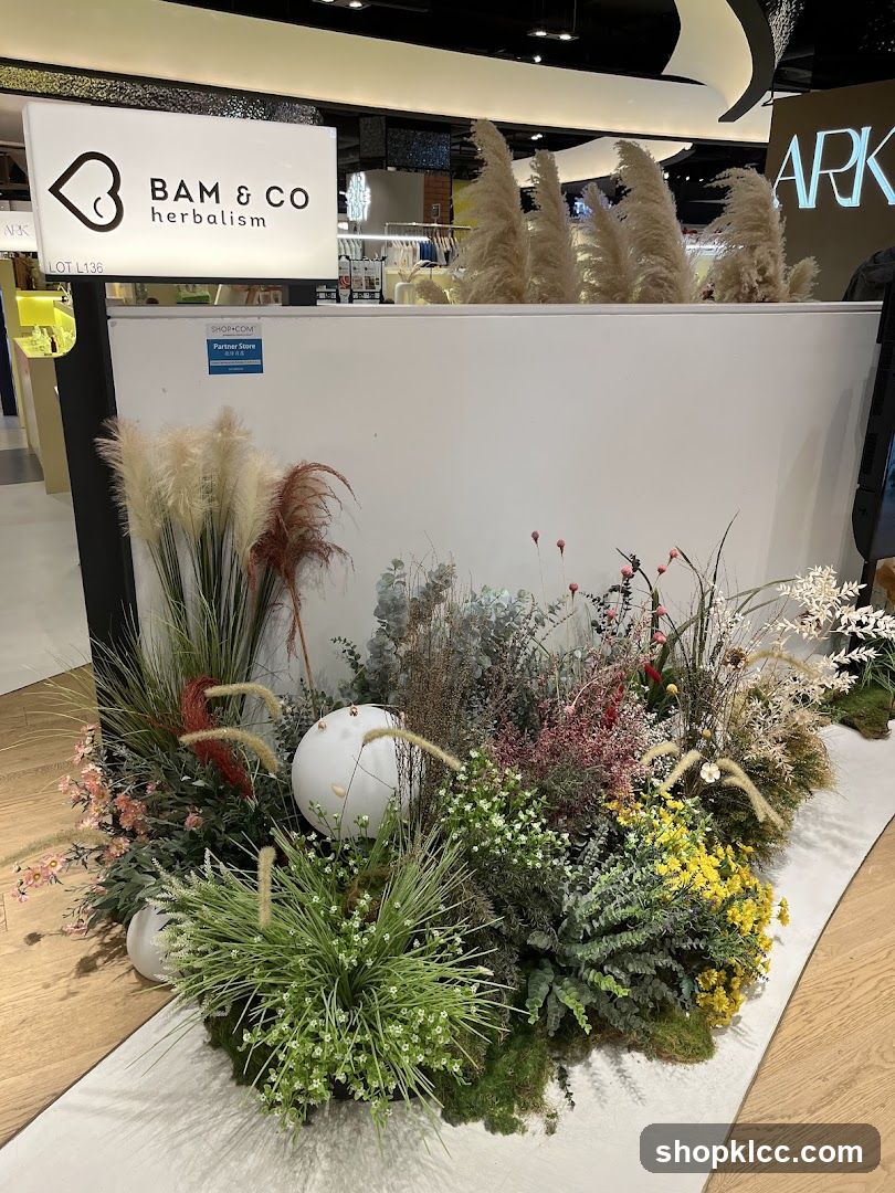 BAM & CO herbalism display
