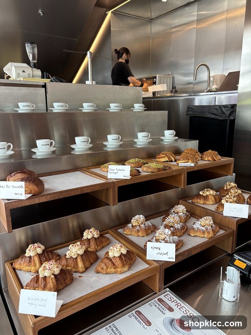 Croissants and Coffee Cups