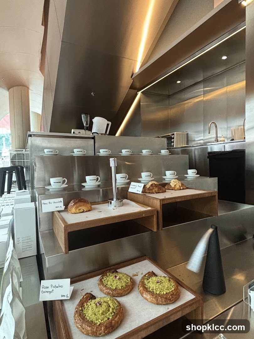 Pastries and Coffee Cups
