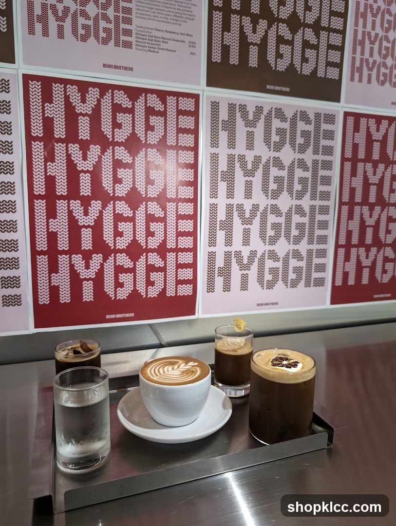 Coffee Drinks and Wall Art