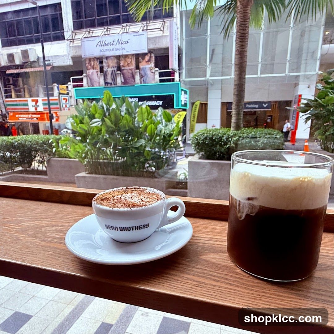 Coffee Drinks on a Wooden Tray