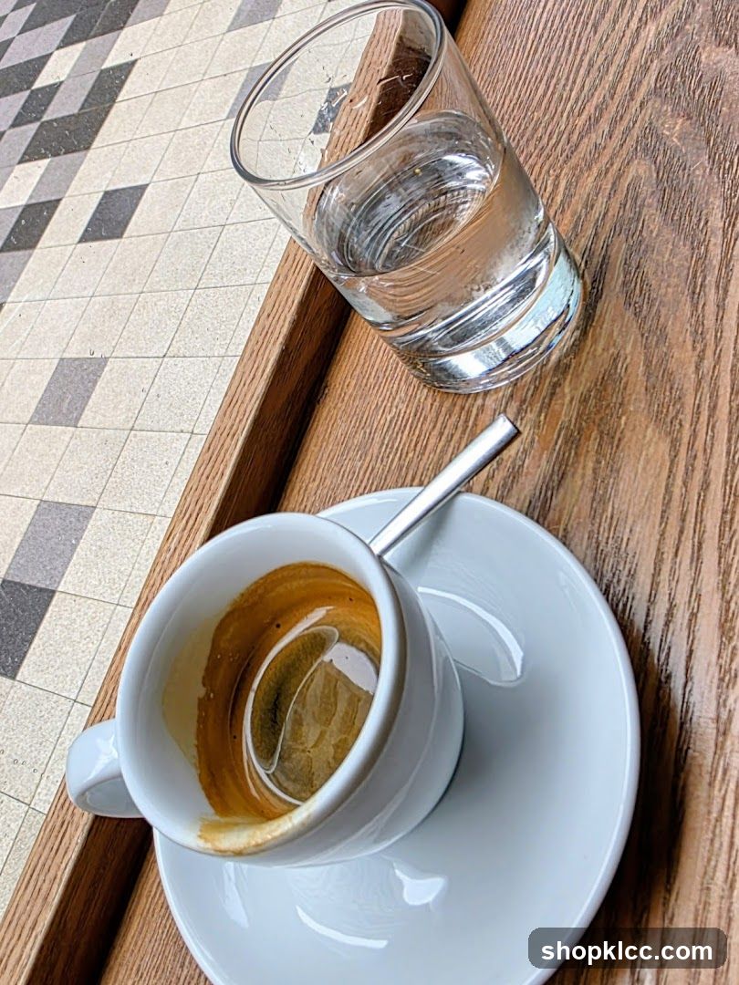 Espresso and Water
