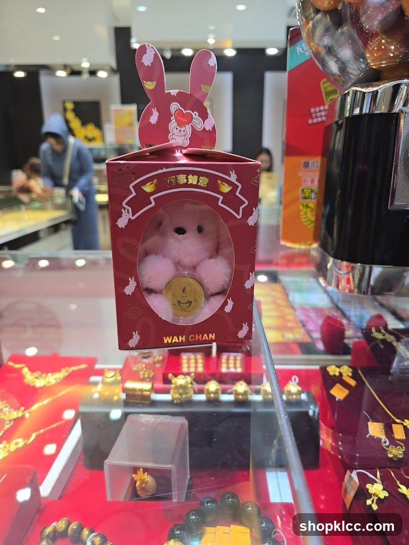 Gift Box with Plush Toy and Gold Coin