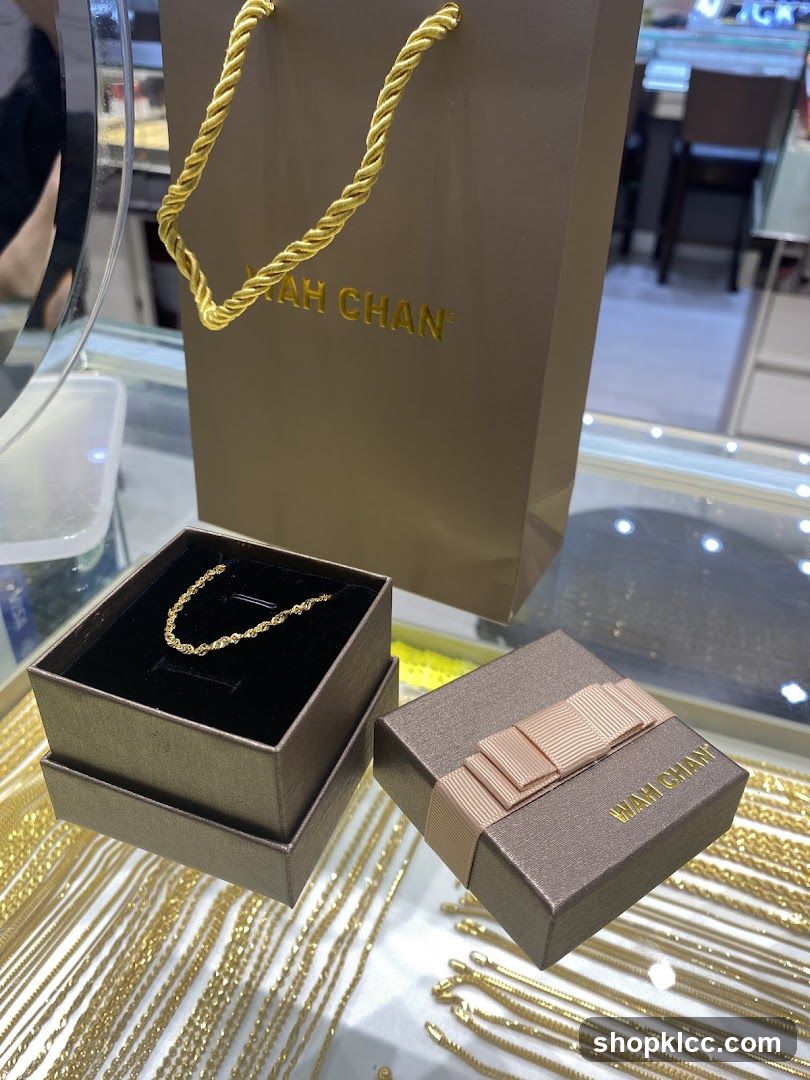 Gold Necklace in Gift Box