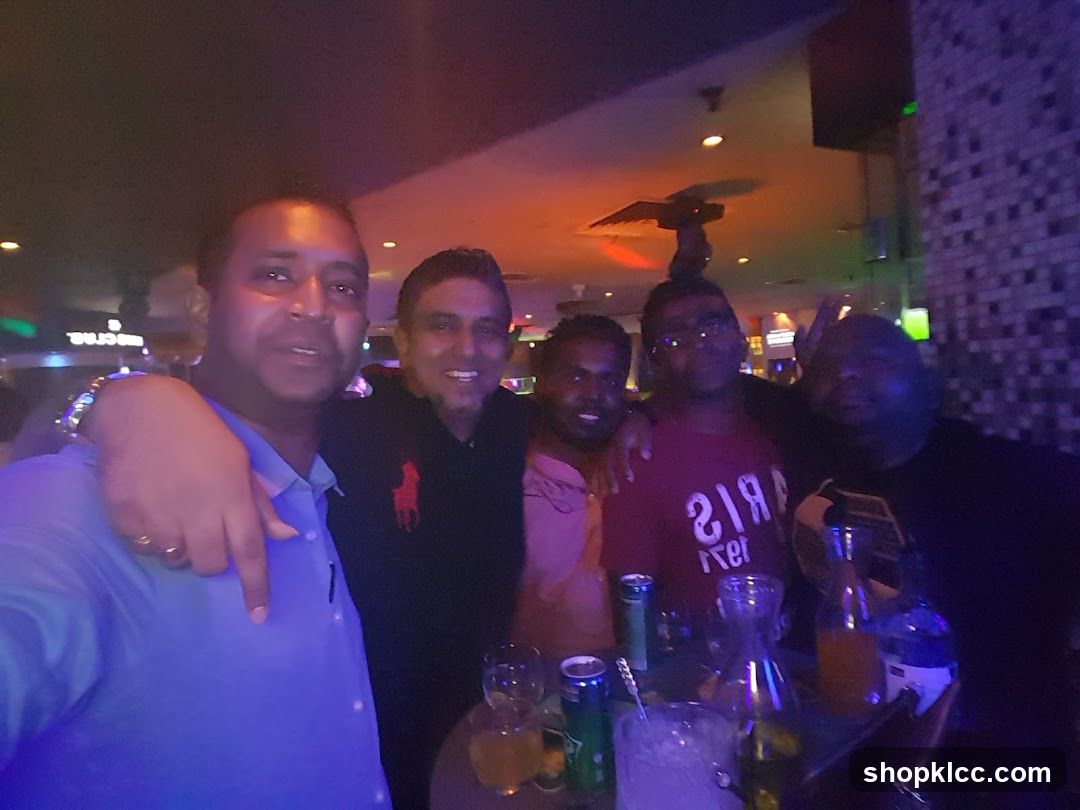 Group of men at a bar