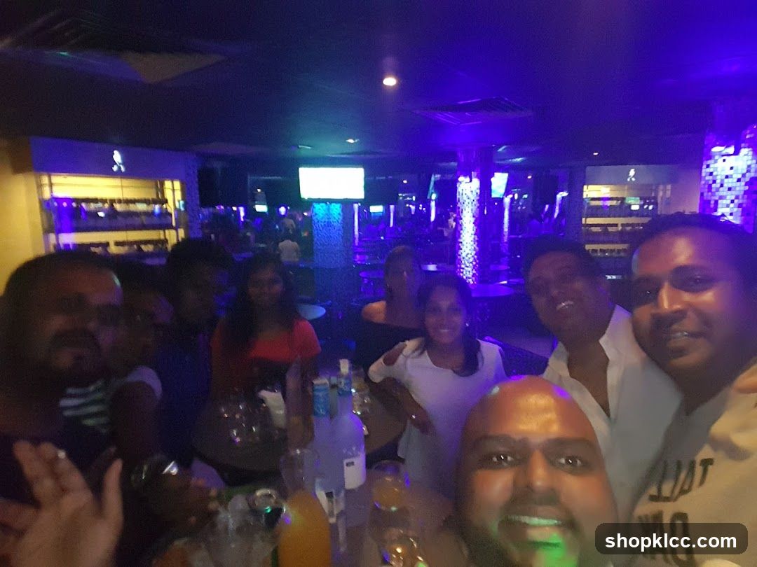 Group of people at a bar