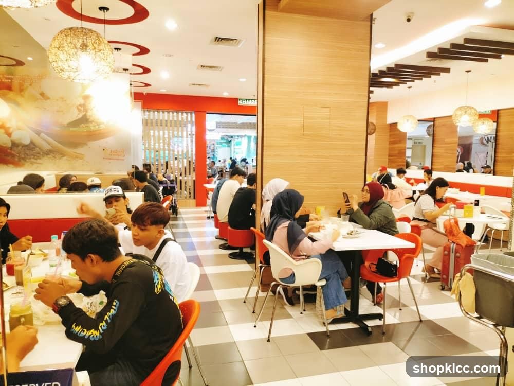 Restaurant Interior with Diners