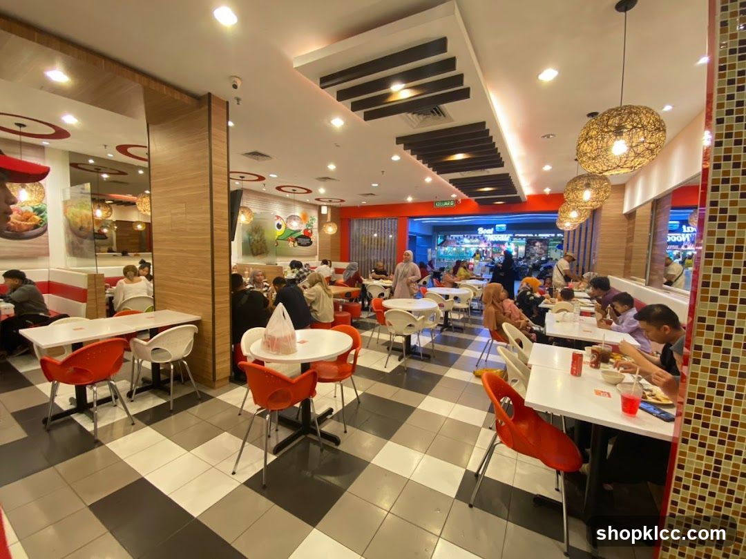 Restaurant Interior with Diners