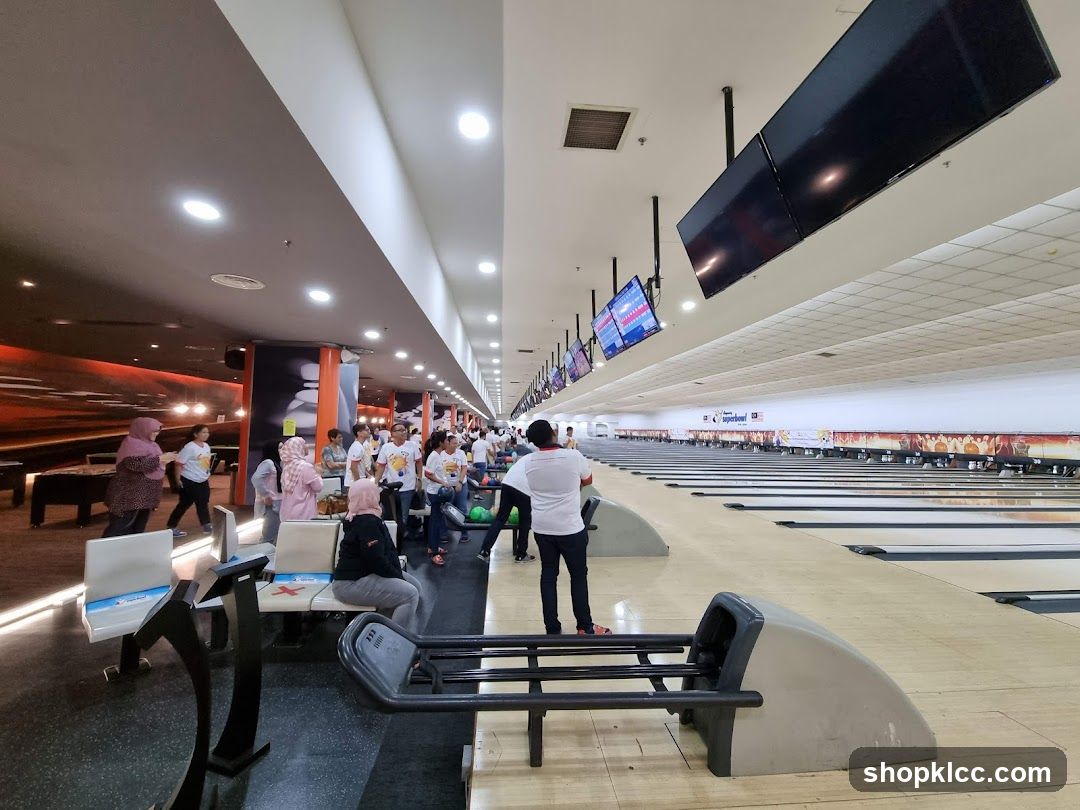 Bowling Alley with Spectators