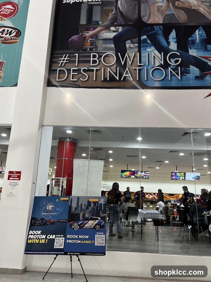 Bowling Alley Advertisement