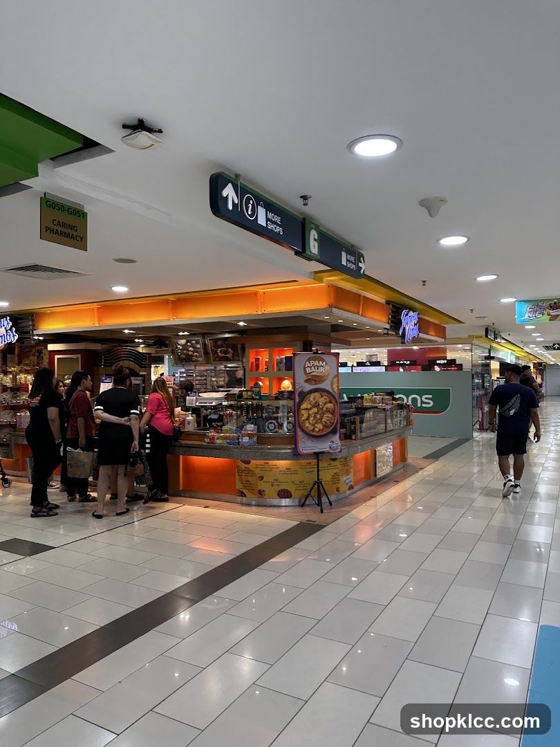 Food stall in a mall