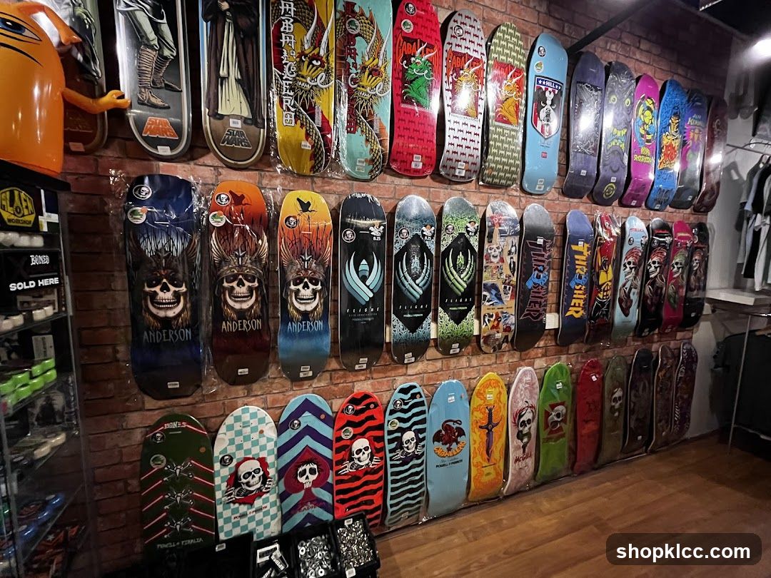 Skateboards Display
