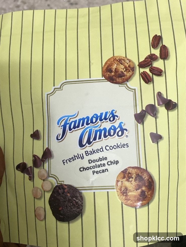 Famous Amos Double Chocolate Chip Pecan Cookies