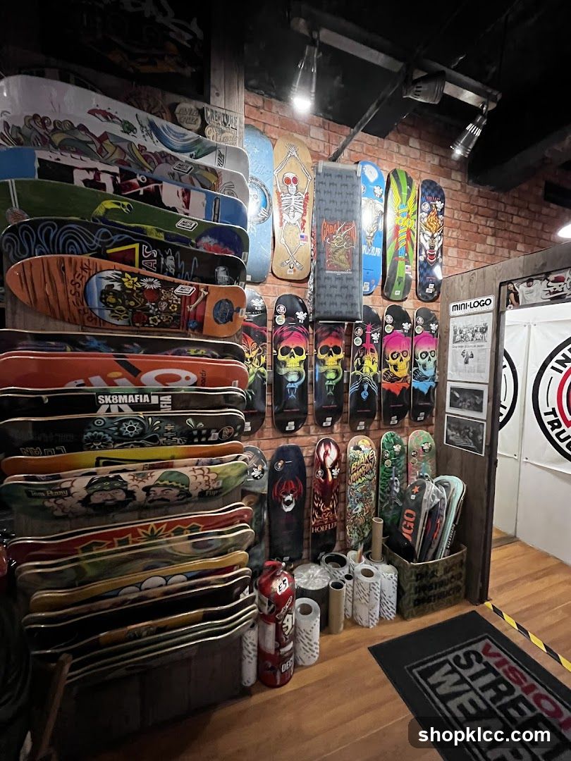 Skateboard Shop Interior