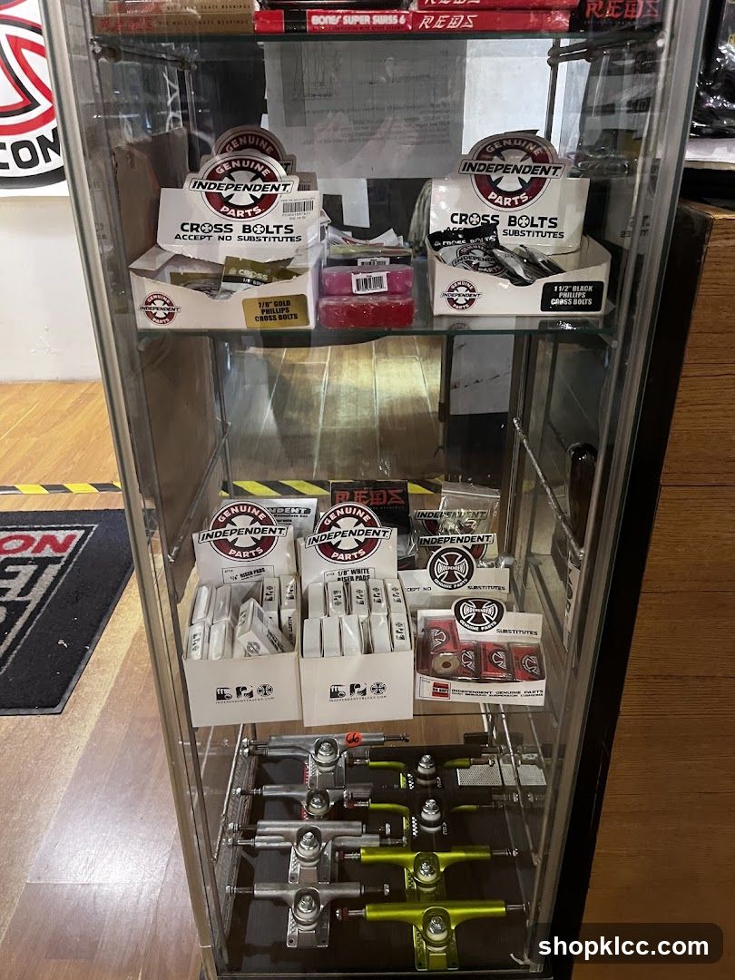 Skateboard Parts Display